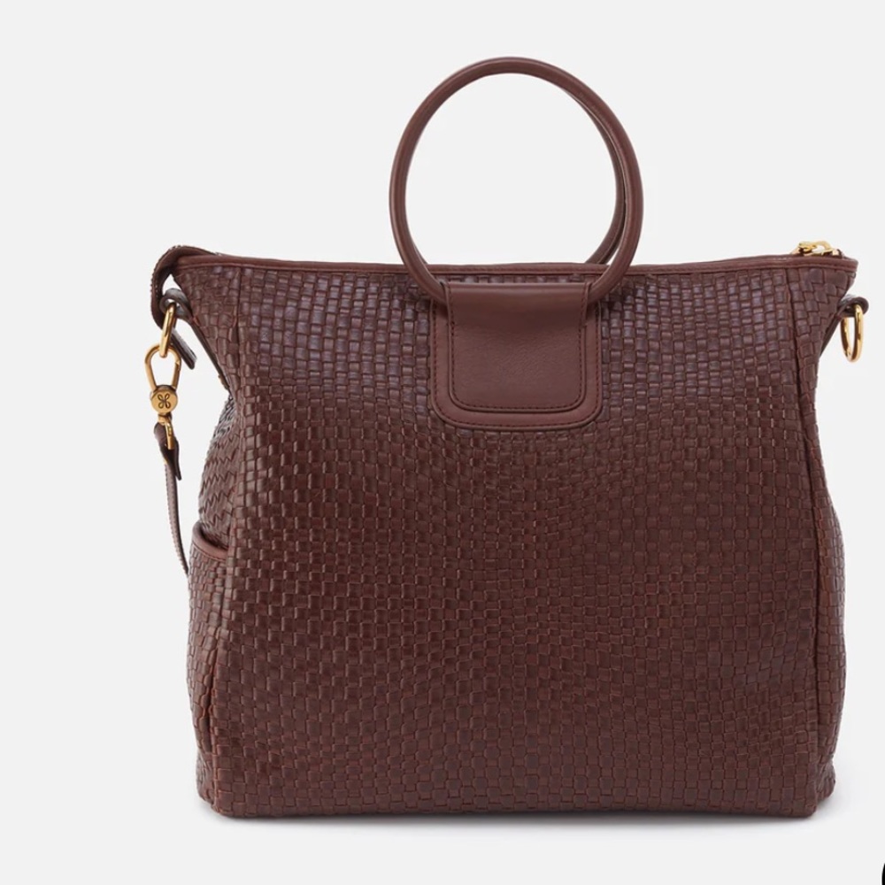 HOBO Brown Woven Hobo Bag